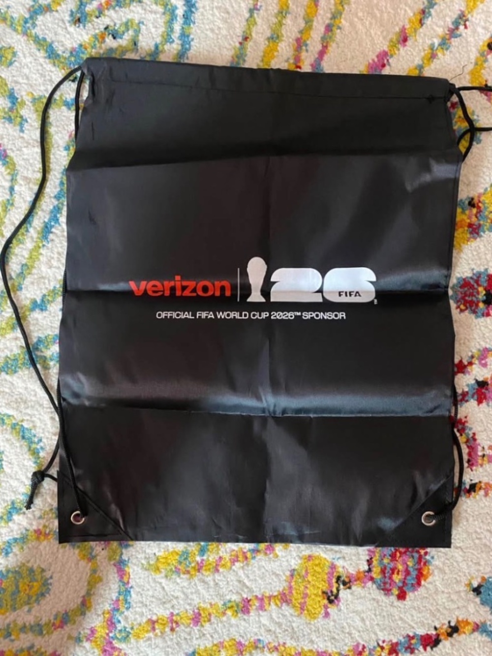 VZW FIFA World Cup 2026 collectible drawstring bag NEW